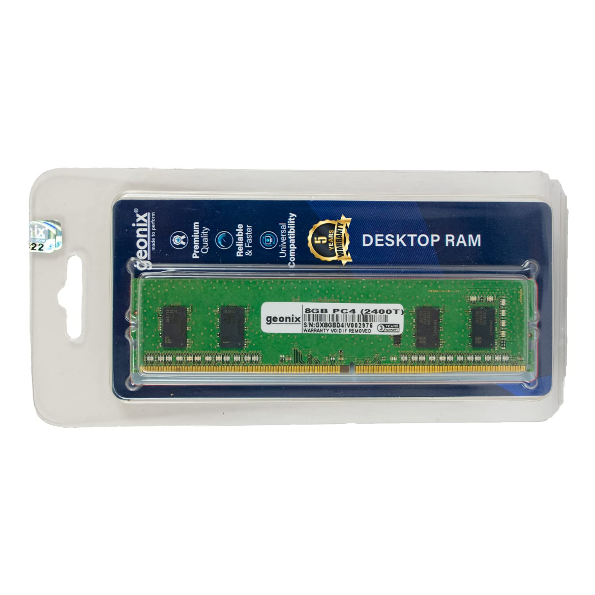 Picture of 8GB DDR4 Desktop RAM GEONIX | (5 Years Warranty)